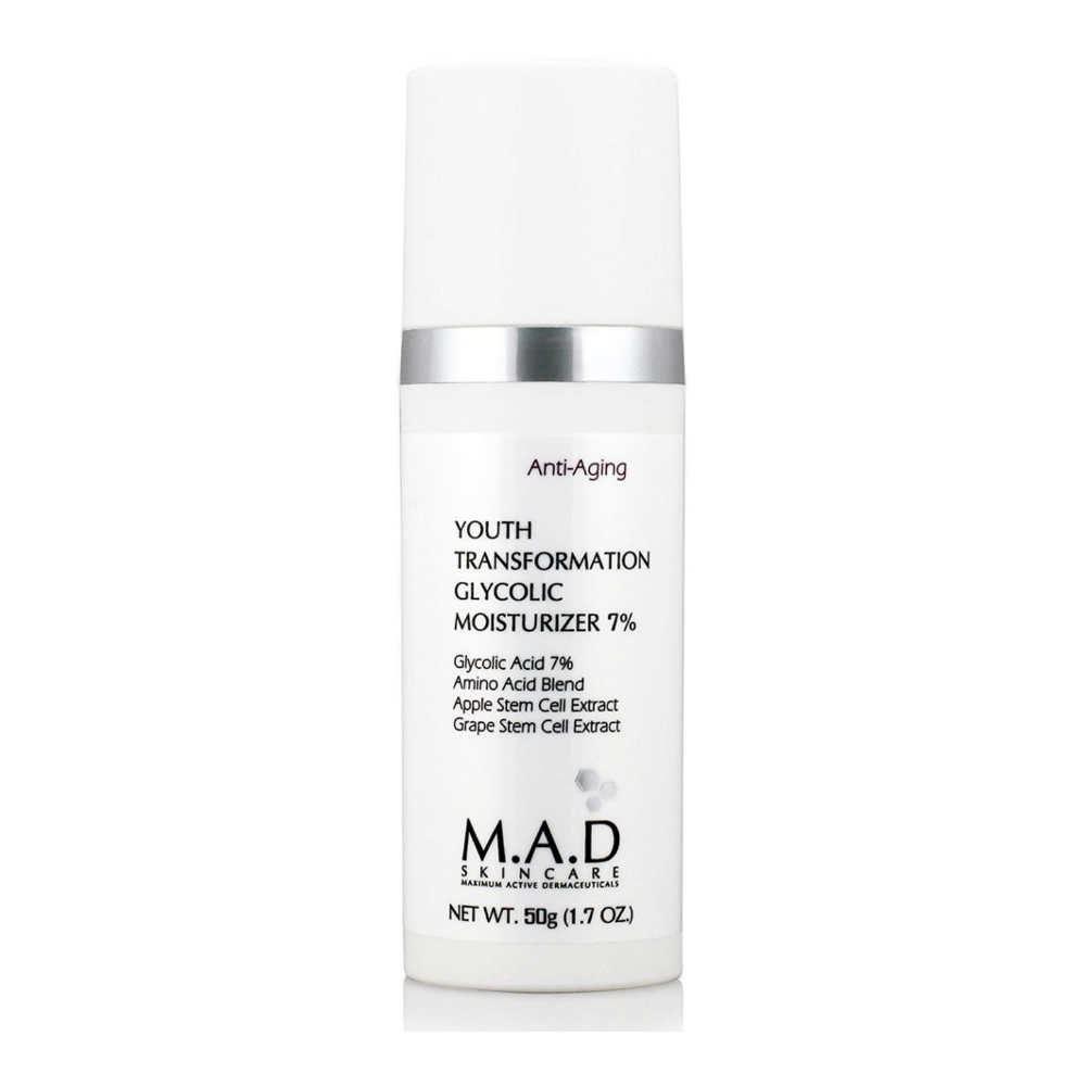 M.A.D SKINCARE YOUTH TRANSFORMATION GLYCOLIC MOISTURIZER 7%