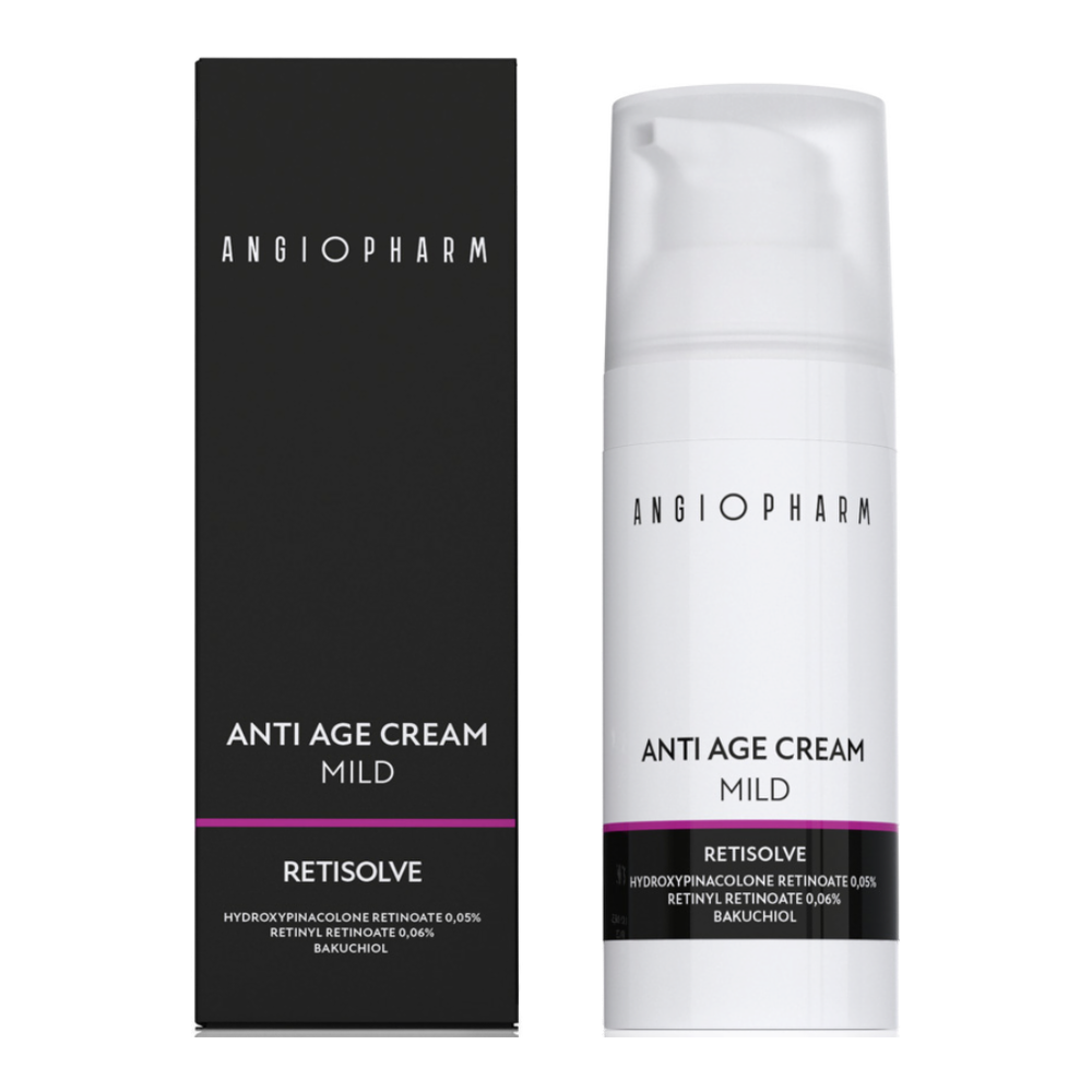 ANGIOPHARM ANTI AGE CREAM. Дозировки MILD, MEDIUM, MAX